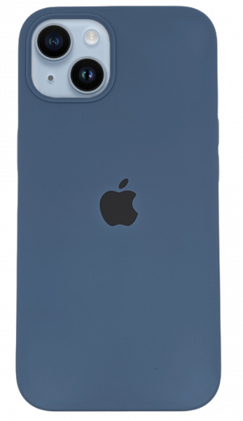 Чехол Silicone Case для iPhone 14 Plus Cosmos Blue, цвет Космический Синий