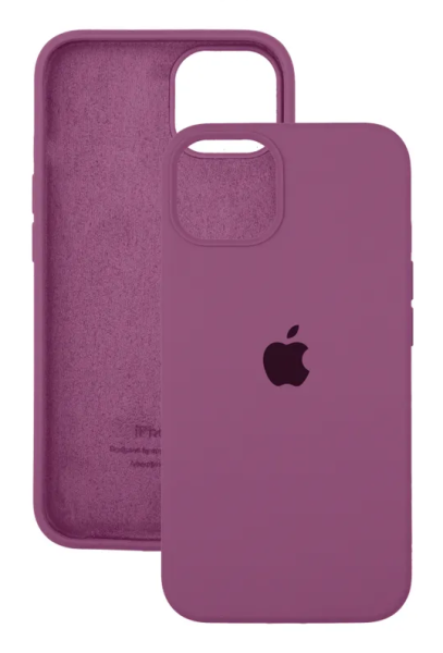 Чехол Silicone Case для iPhone 15 Grape, цвет виноградный