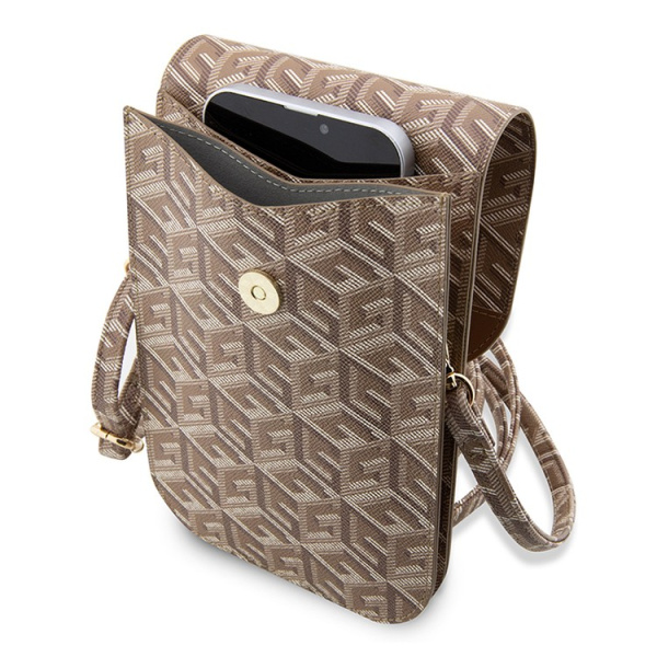 Guess для смартфонов сумка Wallet Bag G CUBE Brown (GUWBHGCFSEW)