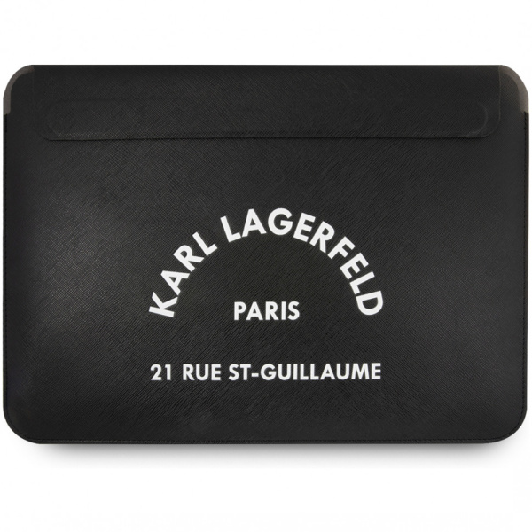 Чехол CG Mobile Karl Lagerfeld RSG Saffiano Sleeve для ноутбуков 13-14", цвет Черный (KLCS14RSGSFBK)