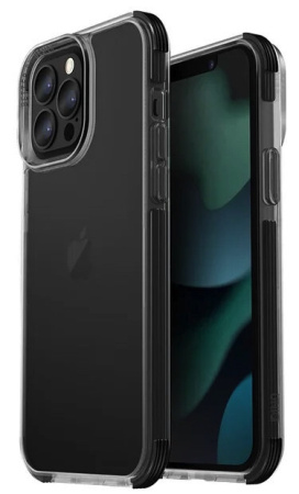 Чехол Uniq Combat для iPhone 13 Pro, цвет Прозрачный/Черный (IP6.1PHYB(2021)-COMBLK)