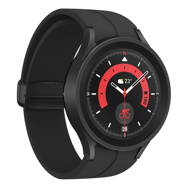 Samsung Galaxy Watch5 Pro 45 мм Black Titanium, черный титан