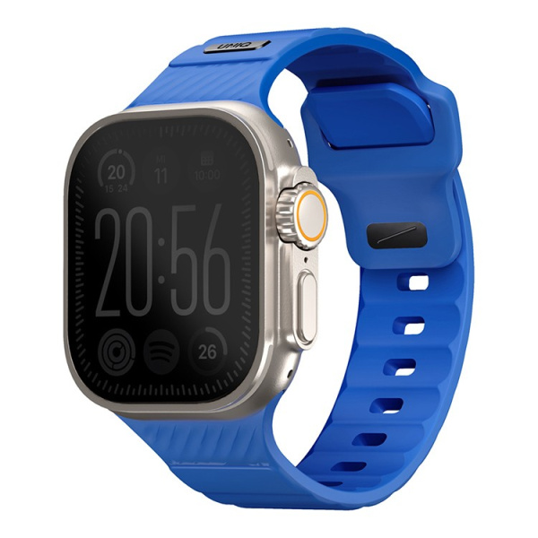 Ремешок Uniq для Apple Watch 49-46-45-44 mm STRIDE FKM Rubber Cobalt Blue