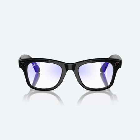 Умные очки Ray-Ban Smart Glasses Wayfarer Shiny Black/Clear, RW4006, размер М, Без автозатемнения