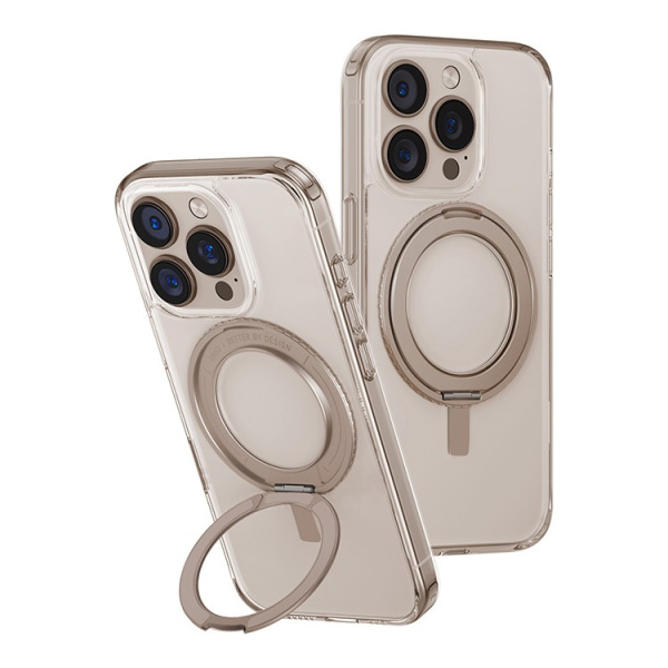 Чехол Uniq Swivix with 360-Rotating stand Taupe Gold (Magsafe) для iPhone 16 Pro Max