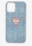 Чехол CG Mobile Guess PC/TPU Denim Triangle logo для iPhone 11, цвет Светло-синий (GUHCN61PCUJULLB)