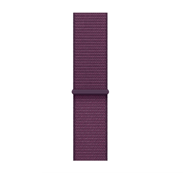 Apple Watch Series 10, 46 мм корпус из алюминия цвета «Rose Gold», ремешок Sport Loop цвета «Plum»
