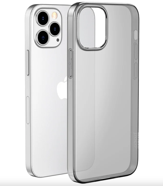 Чехол для iPhone 11 Pro Max "HOCO" Light Series TPU Case, цвет Прозрачный черный (0L-00044186)