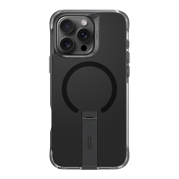Чехол Uniq ELEVA with Vertical stand Black (Magsafe) для iPhone 16 Pro