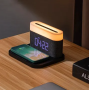 Ночник с беспроводной зарядкой и будильником Xiaomi VFZ Led Lamp Wireless Charger Black (C-WCLL-C02)