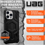 Чехол Urban Armor Gear (UAG) Monarch Pro for MagSafe Series для iPhone 14 Pro Max, цвет Карбон (Carbon Fiber) (114031114242)