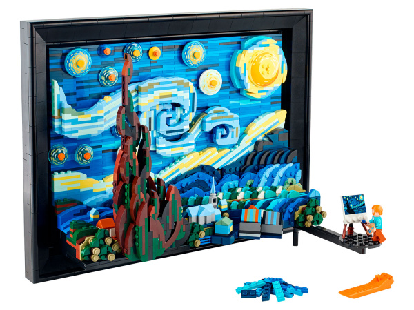 Конструктор LEGO Ideas - Винсент Ван Гог: Звёздная ночь (21333)