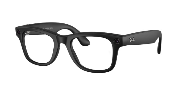 Умные очки Ray-Ban Smart Glasses Wayfarer Shiny Matte Black / Transitions Graphite Green, RW4006, Фотохромные,  с автозатемнением