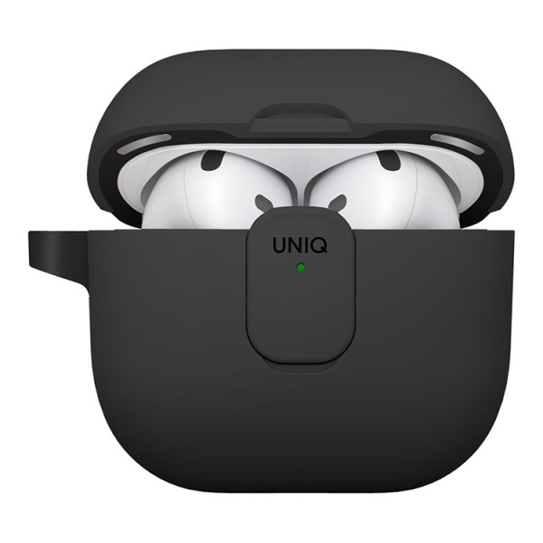 Чехол Uniq CLYDE Lock case Charcoal/Dark Grey для Airpods 4/5