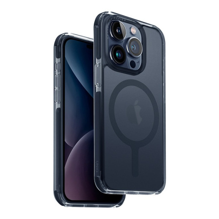 Чехол Uniq Combat AF Smoke Blue (MagSafe) для iPhone 15 Pro Max