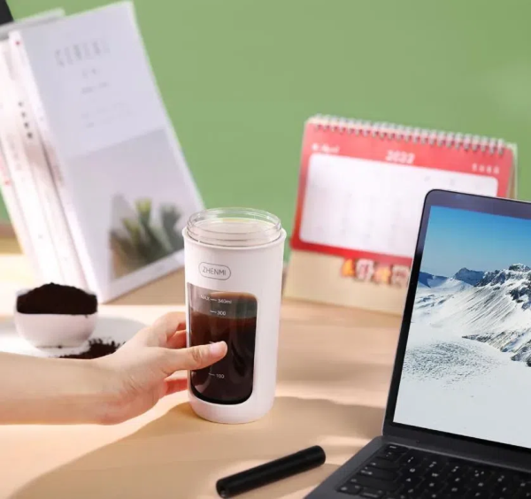 Соковыжималка комбинированная Xiaomi Zhenmi Portable Juicer Cup 340ml, White (ZMGZ-J5)