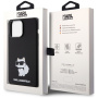 Чехол Karl Lagerfeld Liquid silicone NFT Choupette Hard для iPhone 15 Pro Max, цвет Черный