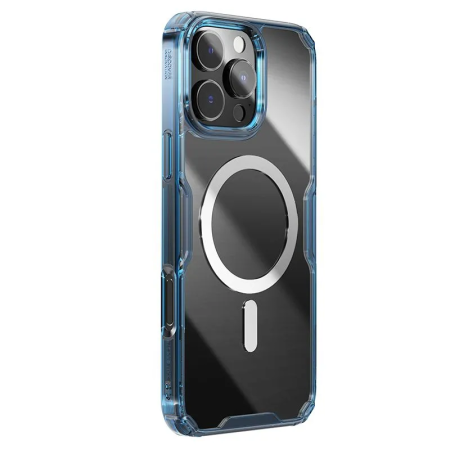 Чехол Nillkin Nature TPU Pro Magnetic Blue для iPhone 16 Pro Max
