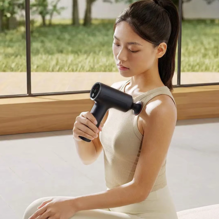 Перкуссионный массажный пистолет Xiaomi Mijia Smart Fascia Gun H3 MJJMQ06YM Black CN
