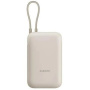 Внешний аккумулятор Xiaomi Mi Power Bank With Cable USB-C 10000mAh Pocket Version P15ZM Beige