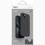 Чехол Uniq LINO MagSafe для iPhone 14 Plus, цвет Серый (Grey) (IP6.7M(2022)-LINOHMGRY)