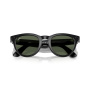 Умные очки Ray-Ban Smart Glasses Headliner Shiny Black / G15 Green, RW4009F, размер М