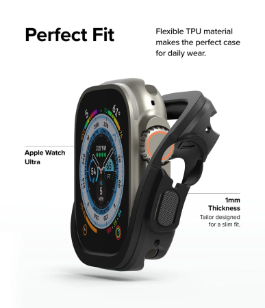 Чехол Ringke Air Sports для Apple Watch Ultra 49mm, цвет черный
