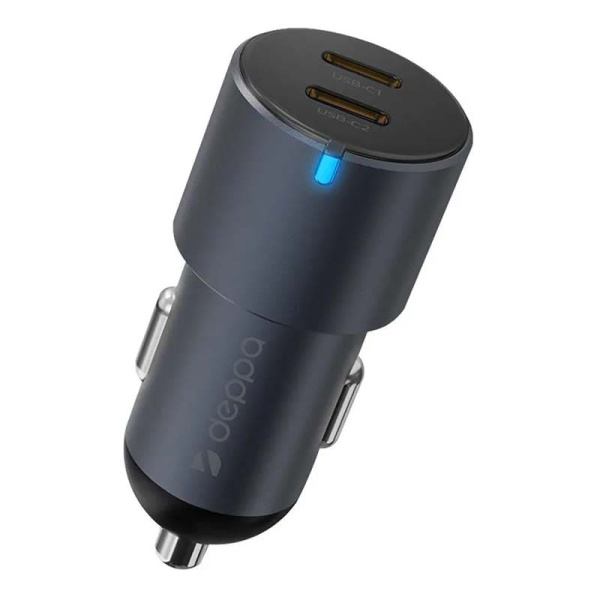 АЗУ Deppa 2xUSB-C PowerDelivery 60W