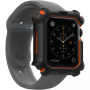 Чехол Urban Armor Gear (UAG) Watch Case для Apple Watch 44 мм, цвет Черный/Оранжевый (19148G114097)