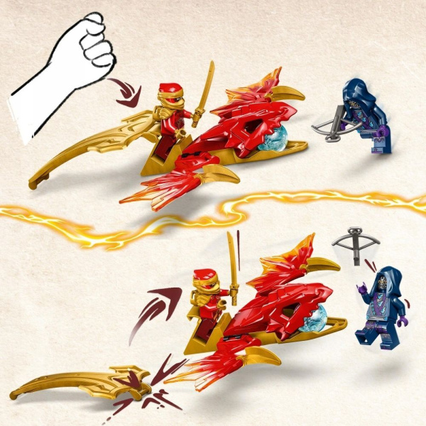 Конструктор Lego Ninjago - Атака восходящего дракона Кая (71801)