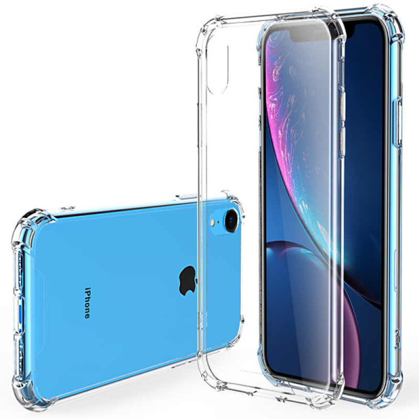 Чехол для iPhone XR Armor PC+Силикон, цвет Прозрачный