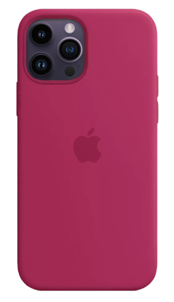 Чехол Silicone Case для iPhone 14 Pro Maroon light, цвет Темно-бордовый легкий