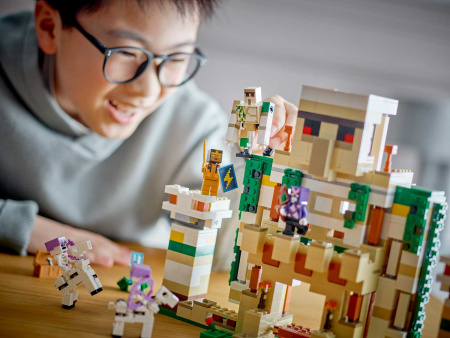 Конструктор LEGO Minecraft - Крепость Железного Голема (21250)
