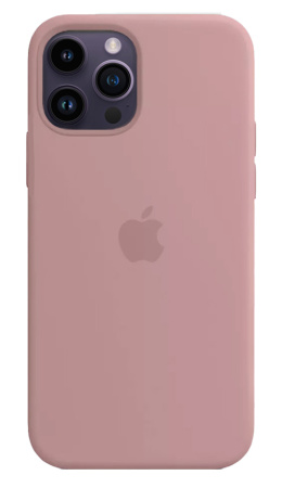 Чехол Silicone Case для iPhone 14 Pro Pale Brown, цвет Бледно-коричневый