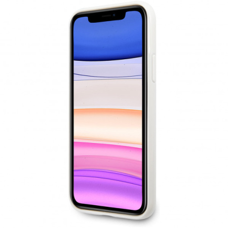 Чехол CG Mobile Guess Marble Design Hard PC/TPU для iPhone 11, цвет Белый (GUHCN61PCUMAWH)