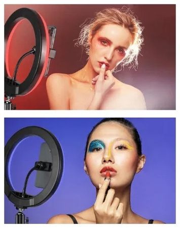 Кольцевая лампа LED RGB Soft Ring Light MJ33 33cm (без штатива)