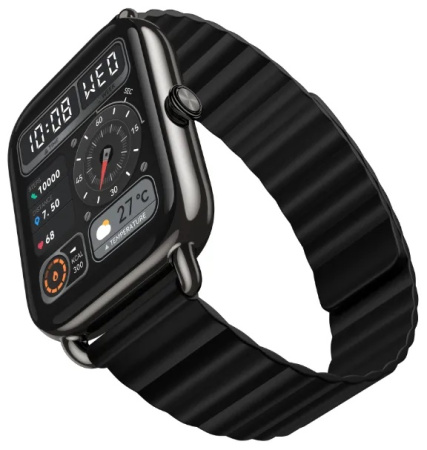 Умные часы Xiaomi Haylou RS4 Plus LS11 магнитный ремешок, Черный (EU)