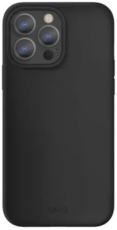 Чехол Uniq LINO для iPhone 13 Pro Max, цвет Черный (IP6.7HYB(2021)-LINOBLK)