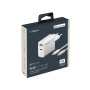 СЗУ Deppa USB-C + USB A, PD 3.0, QC 3.0, 20W, дата-кабель USB-C - Lightning (MFI), 1.2м, белый (11396)