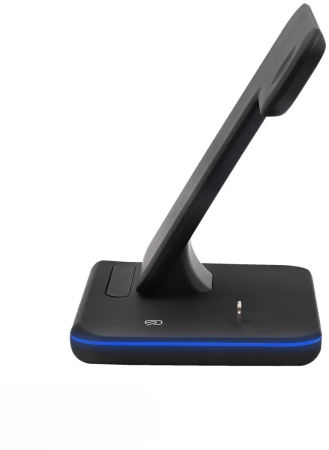 Беспроводная зарядная станция Qi Charger Station 15W 3in1, Black