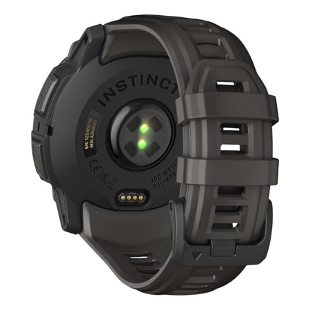 Смарт часы Garmin INSTINCT 3 AMOLED 50мм Black, черный с угольно-черным ремешком
