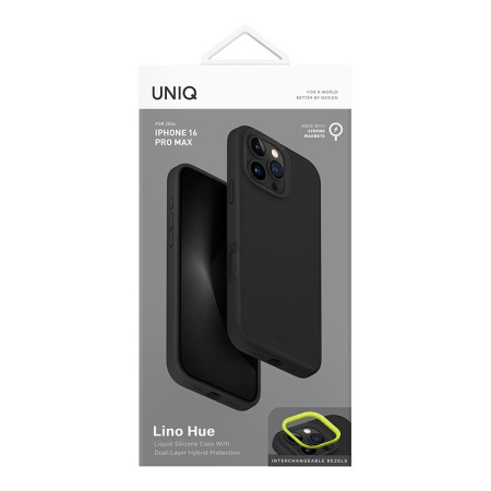 Чехол Uniq LINO Grey (Magsafe) для iPhone 16 Pro Max, серый