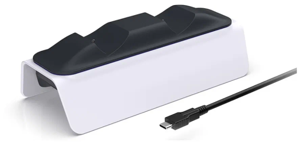 Зарядная станция DOBE для 2-х геймпадов с индикаторами заряда Playstation DualSense 5