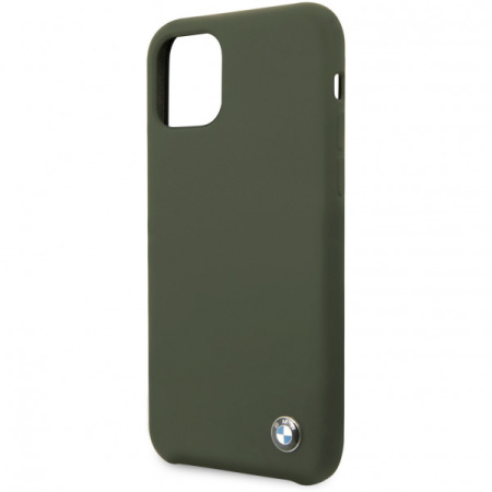 Чехол CG Mobile BMW Signature Liquid silicone Hard TPU для iPhone 11, цвет "Полночный зеленый" (BMHCN61SILMG)