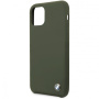 Чехол CG Mobile BMW Signature Liquid silicone Hard TPU для iPhone 11, цвет "Полночный зеленый" (BMHCN61SILMG)