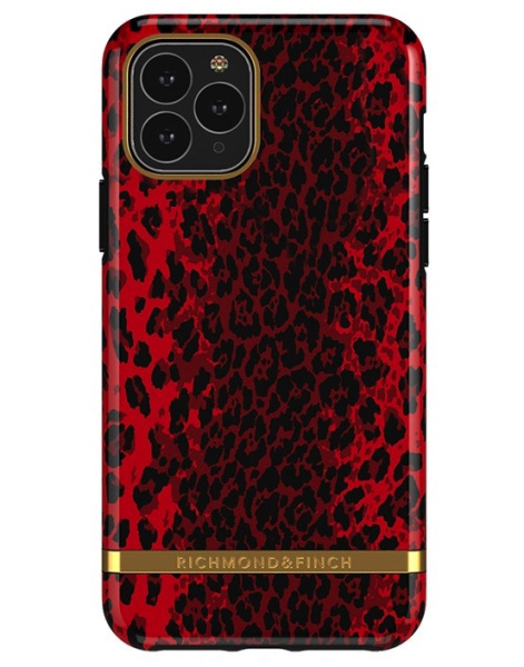 Чехол Richmond & Finch Freedom для iPhone 11 Pro, цвет "Красный леопард" (Red Leopard) (IP58-616)