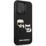 Чехол CG Mobile Karl Lagerfeld 3D Rubber Karl and Choupette Hard для iPhone 13 Pro Max, цвет Черный (KLHCP13X3DRKCK)