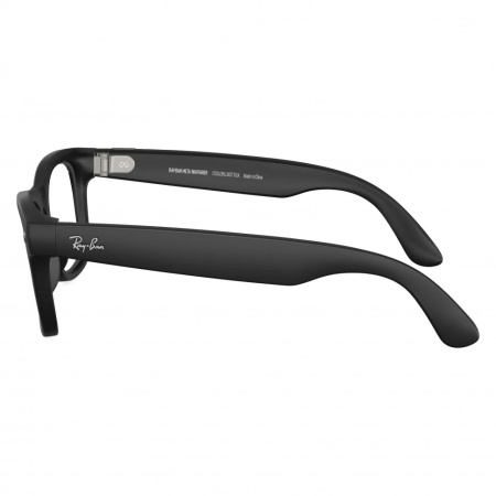 Умные очки Ray-Ban Smart Glasses Wayfarer Shiny Matte Black / Transitions Graphite Green, RW4008, с автозатемнением, размеры M и L