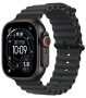 Apple Watch Ultra 3 (2025), 49 мм корпус из титана цвета «Black», ремешок Ocean Band цвета «Black»