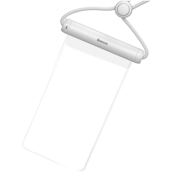 Водонепроницаемый чехол Baseus Cylinder Slide-cover Waterproof Bag Pro, цвет Белый (FMYT000002)
